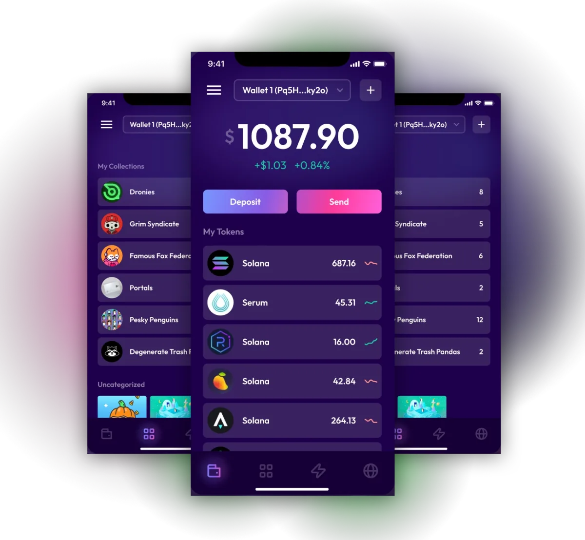 Decentralized applications on mobile
