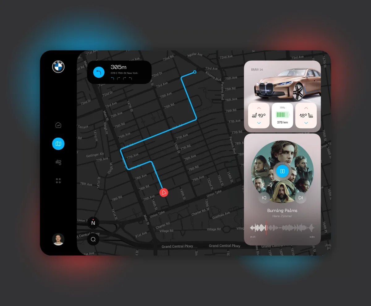 GPS, bluetooth, accelerometer and other native functions